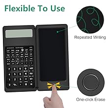 flexible to use, One-click Erase, Repeated Writing