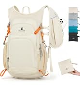 BECOJADDE 15L Hiking Backpack Lightweight Travel Backpacks Water-Resistant Daypack Fits Cycling H...