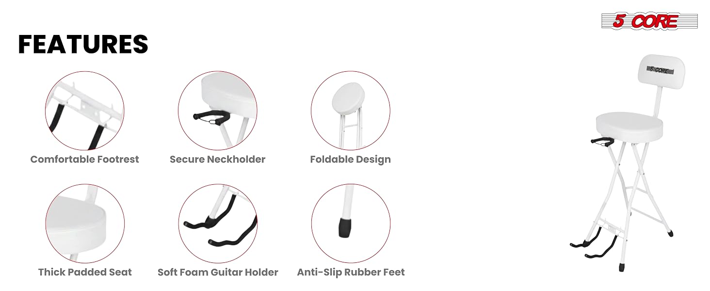 GSTOOL OVAL WH REST