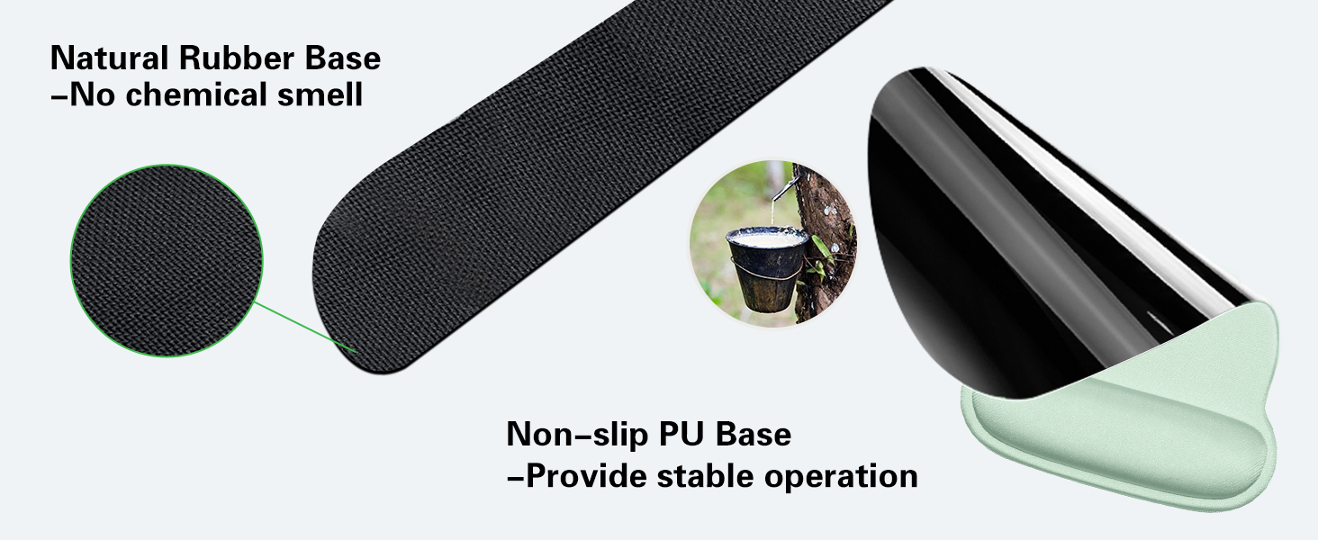 wrist support for keyboard and mouse