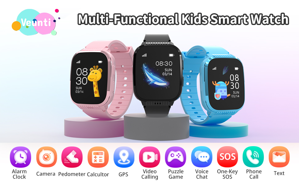 kids smart watch with gps tracker