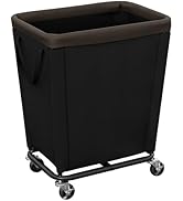 StorageWorks Laundry Hamper with Wheels, 210L Large Rolling Laundry Basket, Heavy Duty Dirty Clot...
