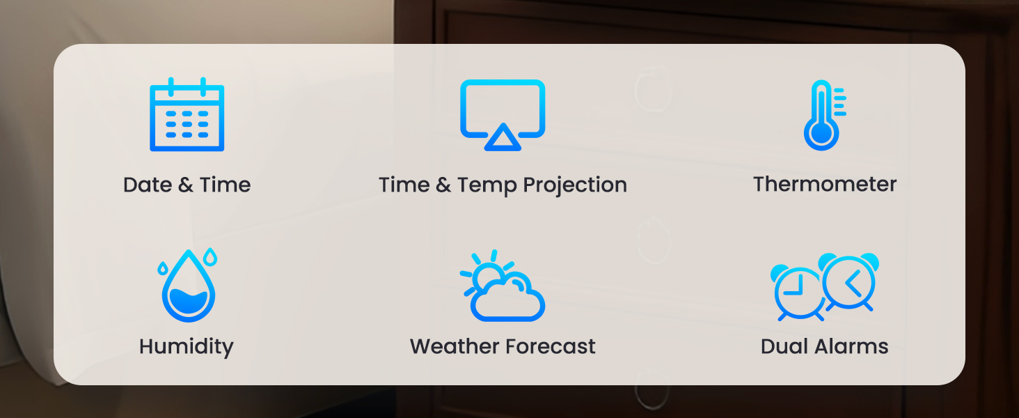 Projection Alarm Clock
