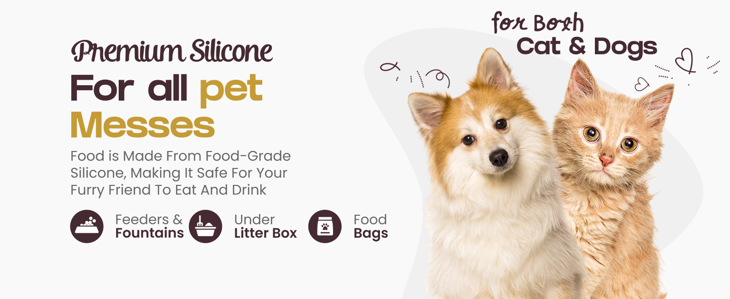 PetHappily Dog Food Mat 