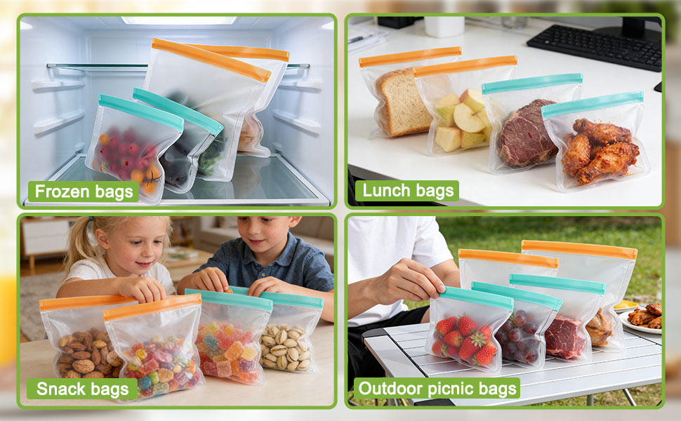 Silicone Bags for Food Storage