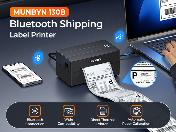 black thermal printer