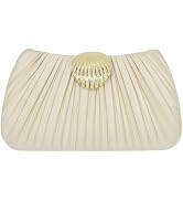 RonFoxi Clutch Purse for Women, Evening Bag with Removable Chain Strap Elegant Handbag for Weddin...