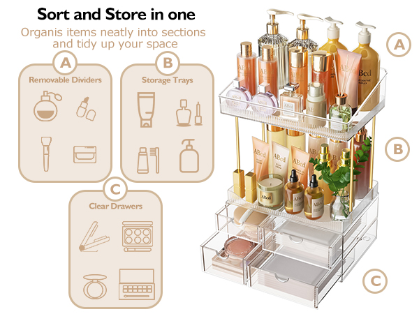 makeup organizer
