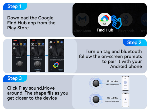 Air Tracker Tags for Android or iOS