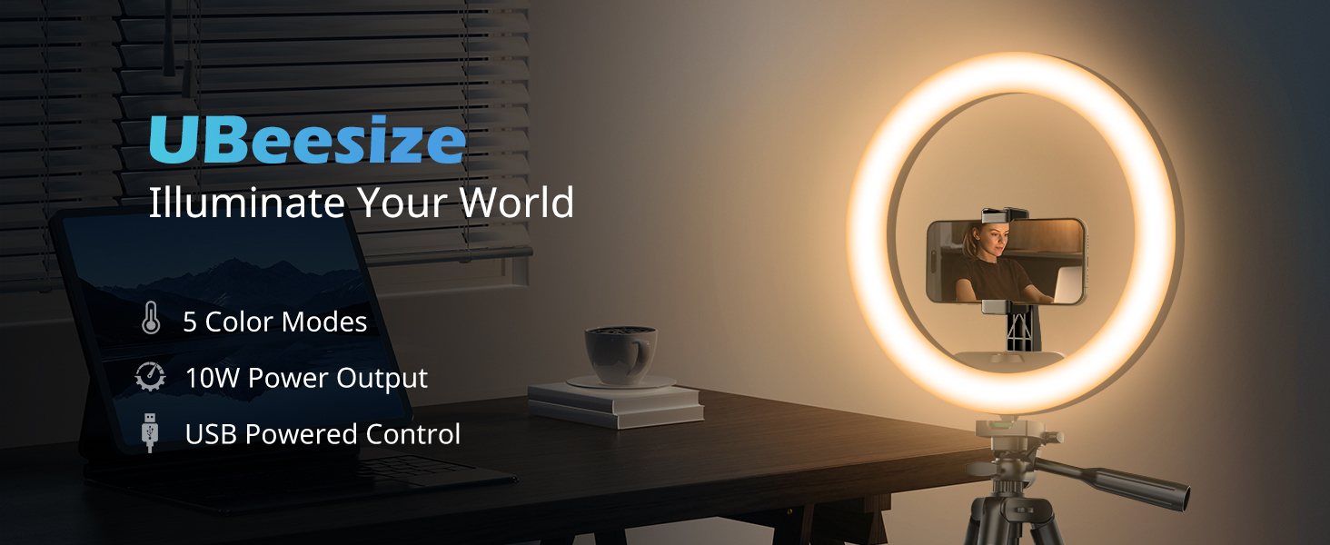 tripod with ring light