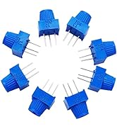 TWTADE / 8pcs 3386p Potentiometer 1K 5K 10K 100K Ohm Each 2pcs Breadboard Trim Potentiometer kit ...