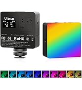 Ulanzi VL49 Pro RGB Video Light, Mini Rechargeable LED Camera Light 360° Full Color Portable Phot...