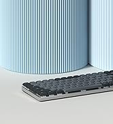 Satechi SM1 75% Mechanical Keyboard for Mac and Windows, LED Backlit Bluetooth Keyboard, 84 Keys ...