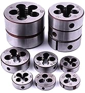 ATOPLEE 11pcs Metric Left Hand Thread Die Set M3-M20