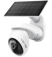 Tapo 4K Outdoor Pan/Tilt Wireless Security Camera - Battery with Solar Charging, 360° Motion Trac...