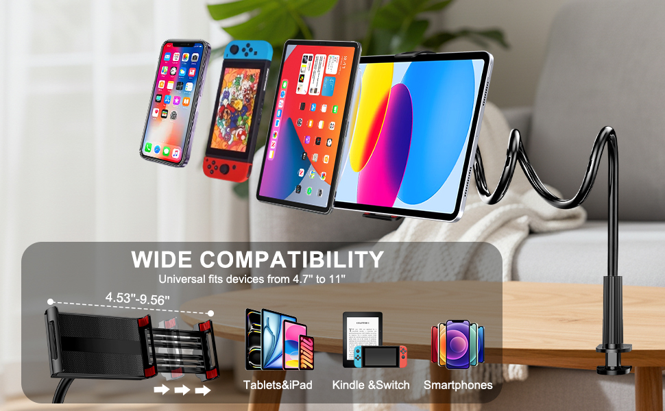 Gooseneck Tablet Holder Phone Stand
