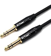 SiYear 1/4 Inch TRS Patch Cable,6.35mm Quarter inch 1/4 Stereo Balanced Audio Cable Cord for Spea...