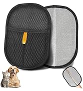 Zehrai Pet Hair Removal Glove for Cats &amp; Dogs, Newly Upgraded Electrostatic Pet Hair Gloves, 2 Pa...