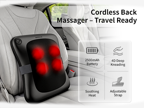 cordless back massager