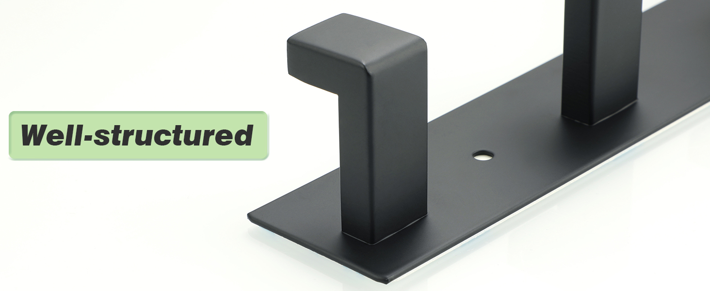 Alise Coat Hooks Wall Mount Hat and Coat Rack