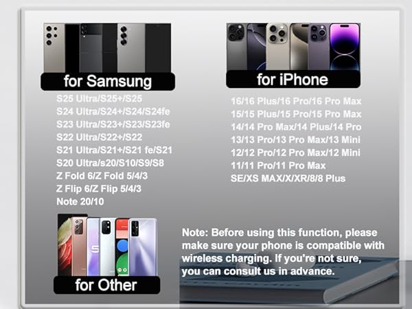 The portable bluetooth speaker with wireless charging support iPhone samsung huawei xiaomi