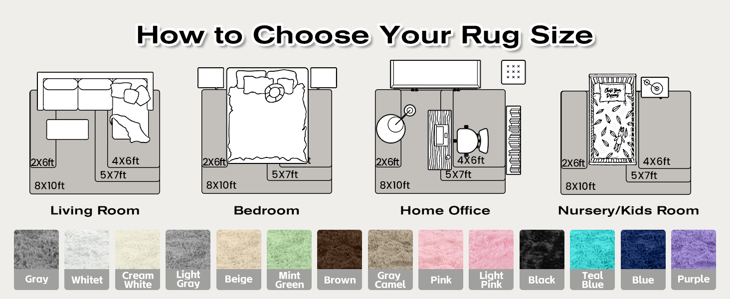 soft fluffy shag area rugs for living room rug