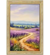 Golden State Art,11x17 Ornate &amp; Antique Photo Frame for 11 x 17 Picture, Real Glass Wall Display,...