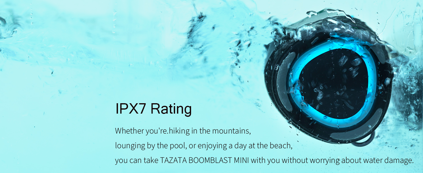 IPX7 bluetooth speaker