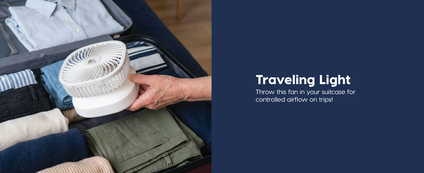 travel ready cruise plane vacation small fan