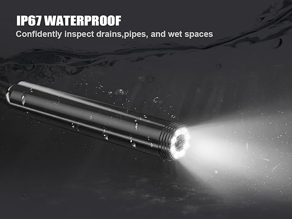 borescope camera with light