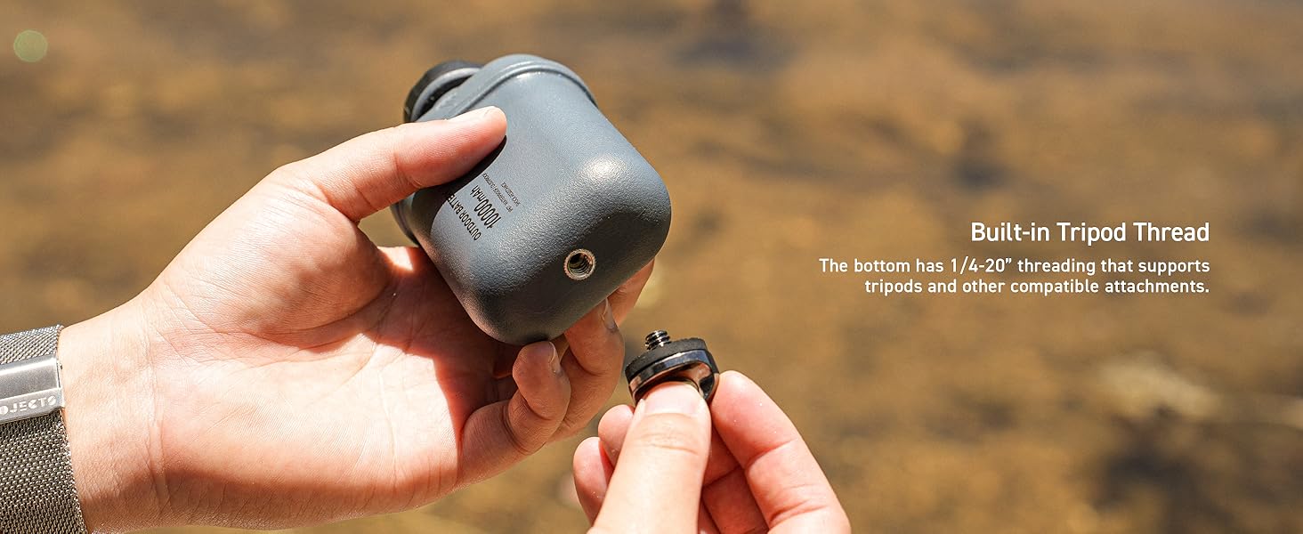 Built in tripod thread