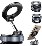 KOBBRAN Vacuum Magnetic Phone Holder for Car Phone Holder 360° Adjustable Car Phone Mount for Mag...