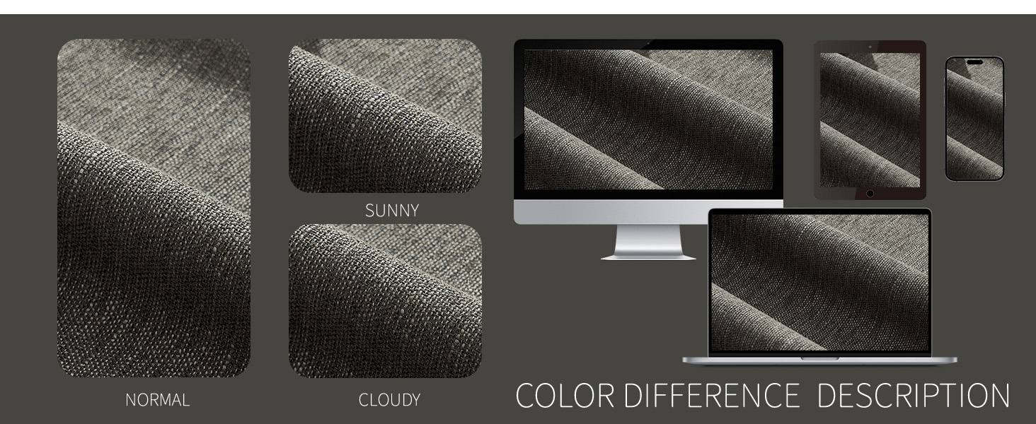 Dark Grey Curtains
