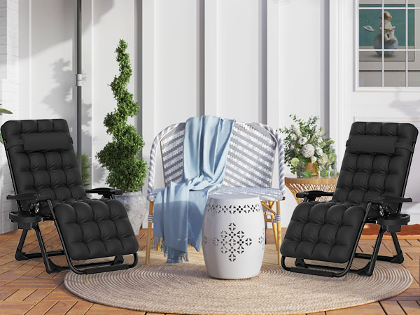 zero gravity lounge chair outdoor recliner chair anti gravity chair for patio lawn outdoor camping