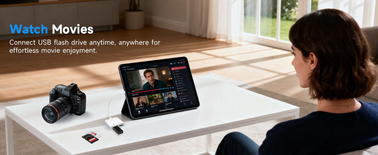 Lightning to USB Camera Adapter