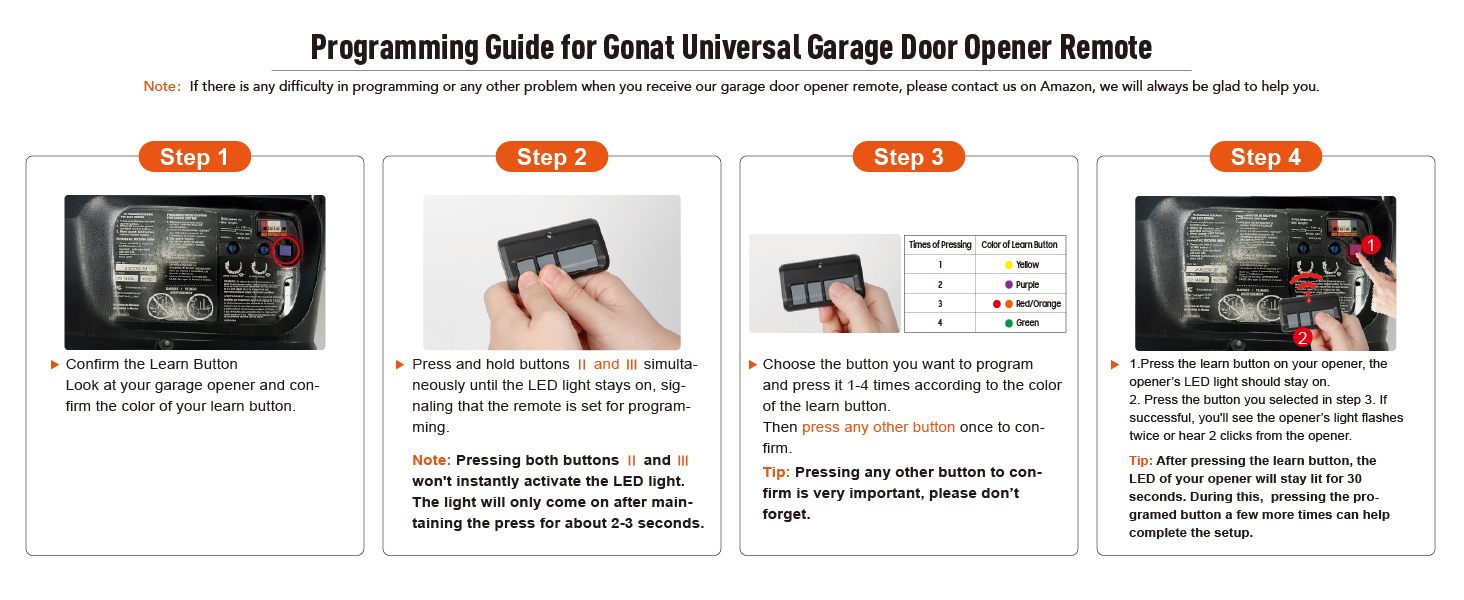 garage door opener remote