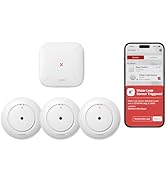 X-Sense Wi-Fi Water Leak Detector, Smart Water Sensor Alarm, Water Detector Alarm with 1700 ft Tr...