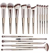 Makeup Brushes, 18 Pcs Professional Premium Synthetic Make Up Brushes, Foundation Powder Conceale...