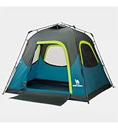 CAMEL CROWN Instant Tents for Camping 4-6 Person Tent Waterproof Easy Setup Sets Up in 60 Seconds...