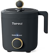 TOPWIT Rice Cooker Small, 2-Cups Uncooked, 1.2L Mini Rice Cooker with Non-stick Coating, BPA Free...