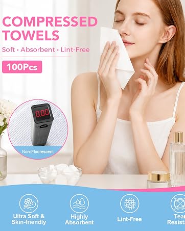 100 pcs Compressed Towels