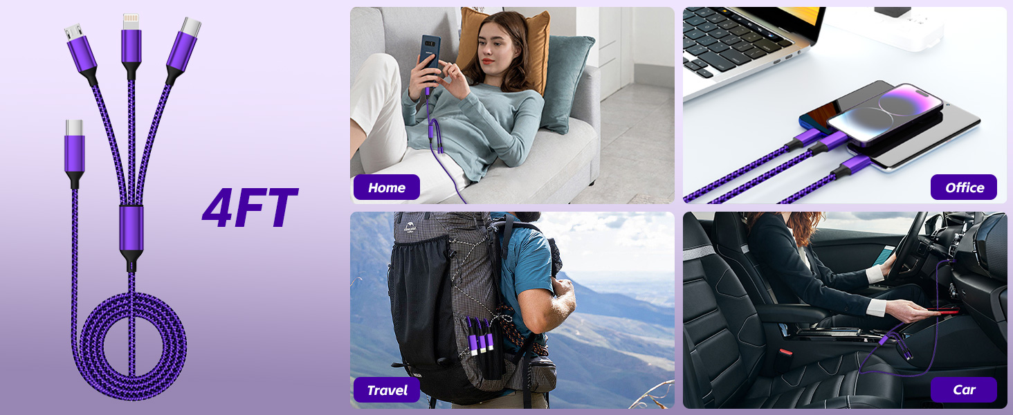 usb c multi charging cable
