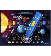 Bilingual Interactive Solar System Poster for Kids – Educational Talking Space Poster for Kids Ag...