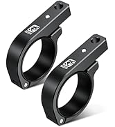 VAZESWIN 2 PCS UTV Light Bar Mounts, Solid Aluminium Alloy Light Bar Mounting Brackets for UTV, O...