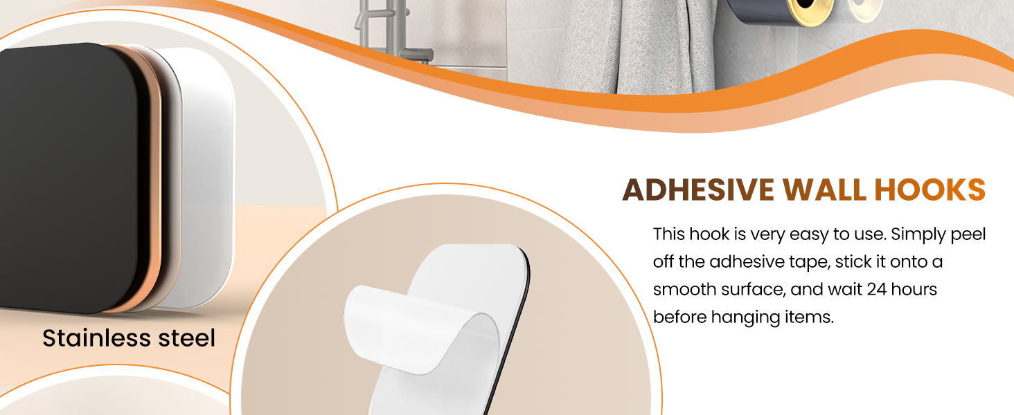 adhesive wall hooks