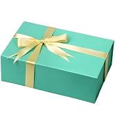 Rinrda Large Tiffany Blue Gift Box,13.75"x9"x4.5", Gift Boxes with Magnetic Lids for Presents Clo...