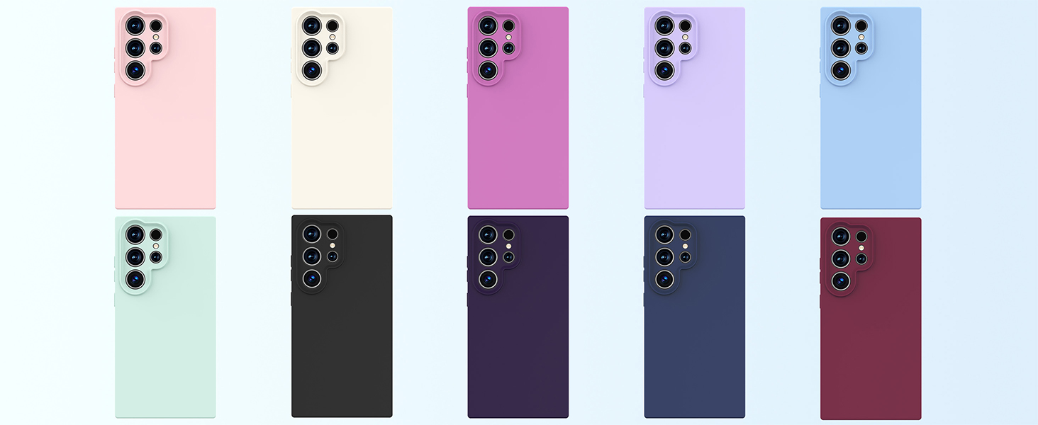 galaxy s24 ultra case liquid silicone slim rubber gel