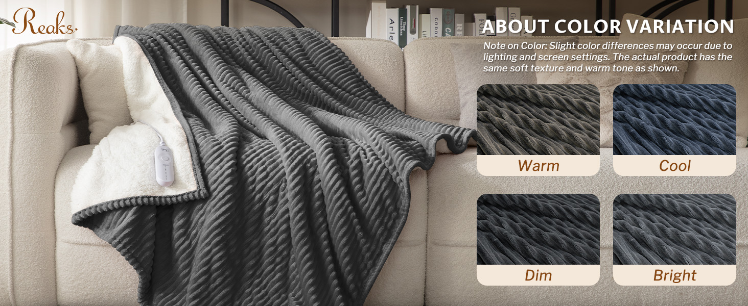 heated throw blanket electric