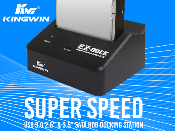 EZD-2535U3 Super Speed USB 3.0 2.5&amp;#34; &amp;amp; 3.5&amp;#34; SATA HDD Docking station