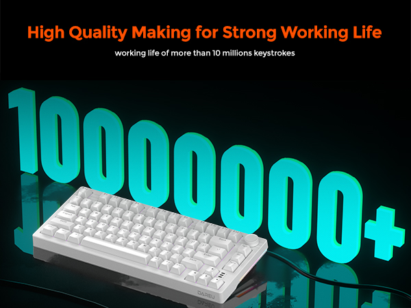 75% wired gaming mechanical keyboard